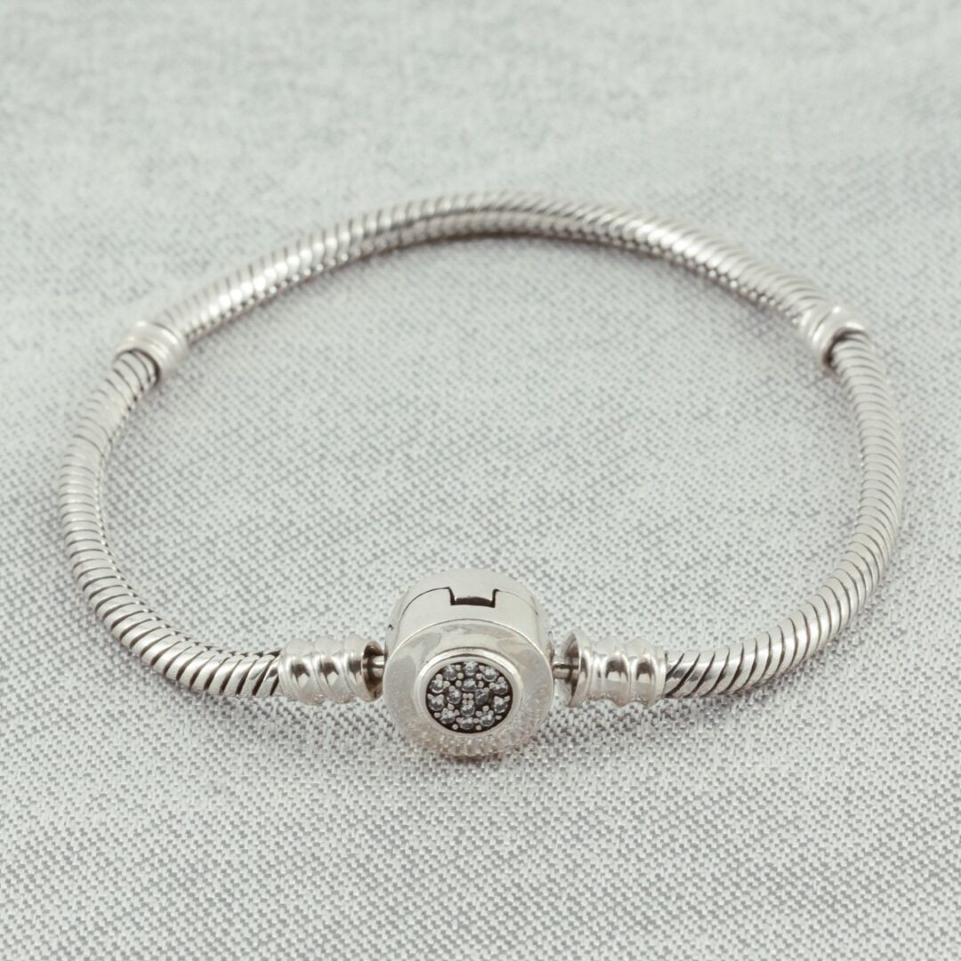 BRAZALETE PANDORA DOBLE CIRCULO CIRCONES