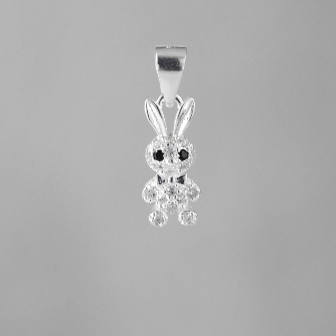 DIJE CONEJO CIRCONES